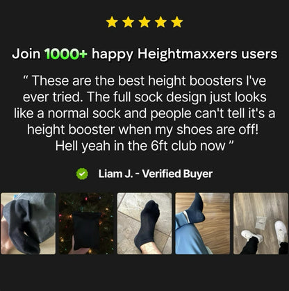 Height-Boosting Socks